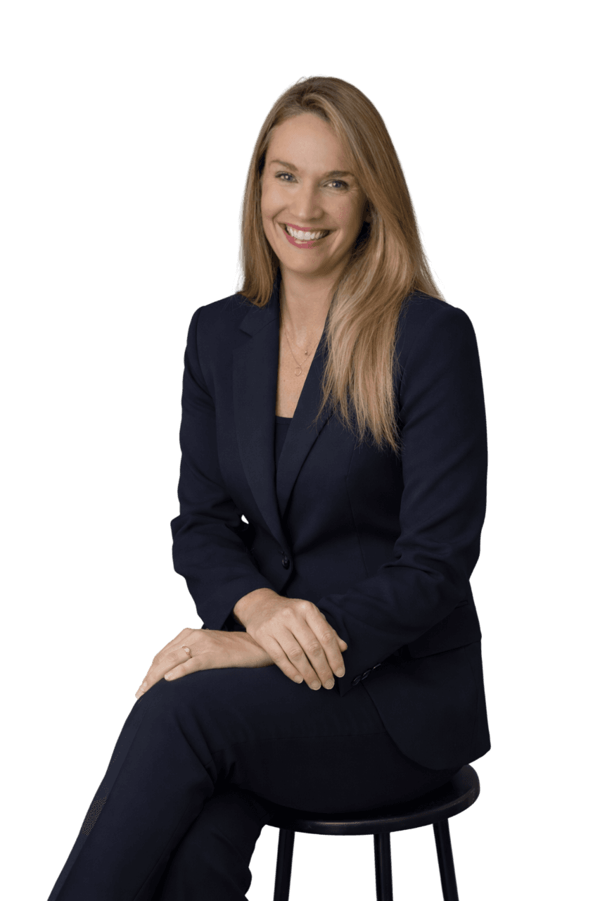 Psicóloga sentada en una silla