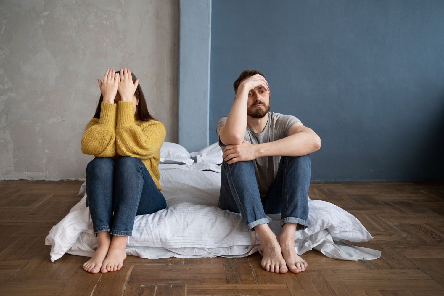 Pareja con problemas de comunicación